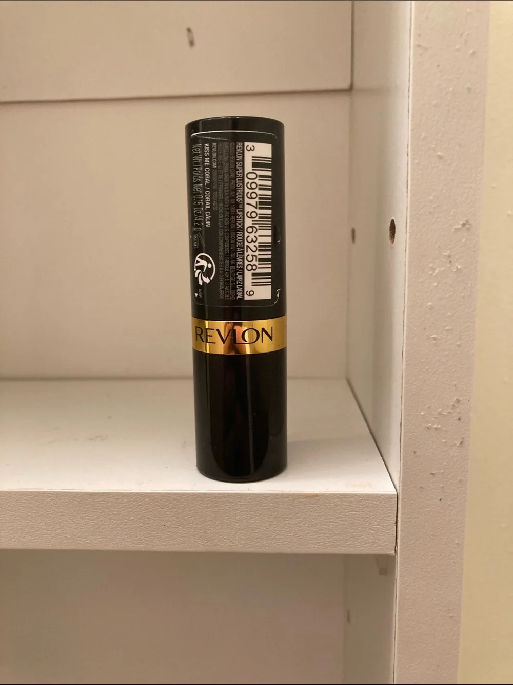 Revlon Super Lustrous Creme Lipstick 750 Kiss Me Coral - Coral Red Bullet